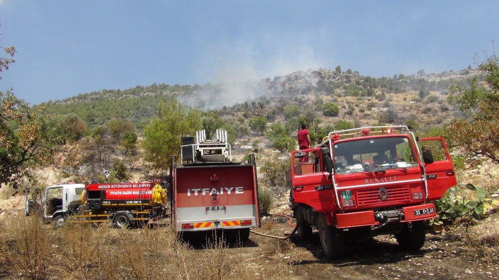 Silifke’de Yangın