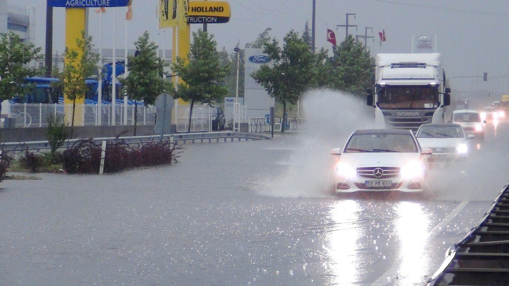 Tekirdağ’da Sağanak