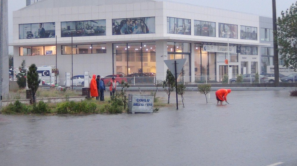 Tekirdağ’da Sağanak