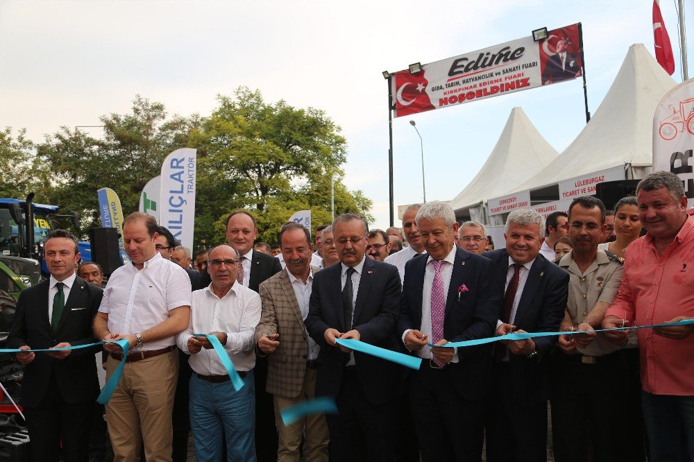 Edirne Gıda Tarım Hayvancılık Ve Sanayi Fuarı 17’nci Kez Kapılarını Açtı