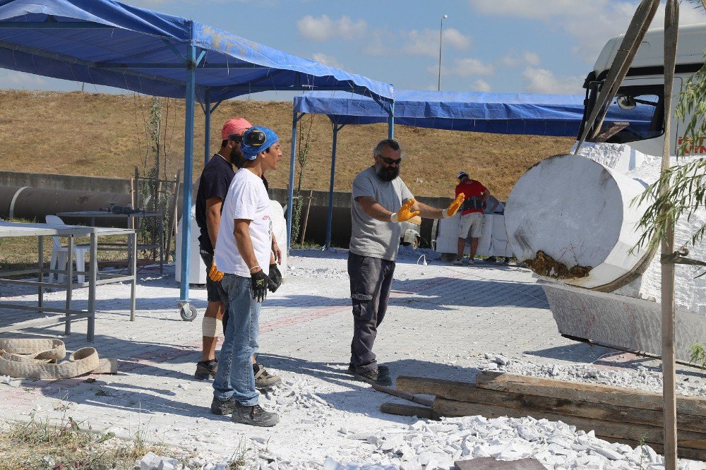 Uluslararası Büyükçekmece Heykel Sempozyu’mu Başladı