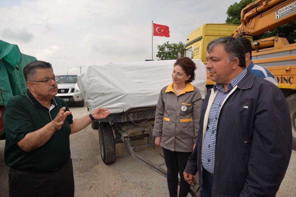 Başkan Yağcı, Çiftçileri Ziyaret Etti