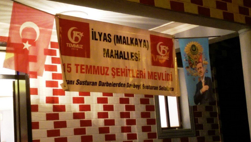 Çüngüş’te 15 Temmuz Şehitleri İçin Mevlit Okutuldu