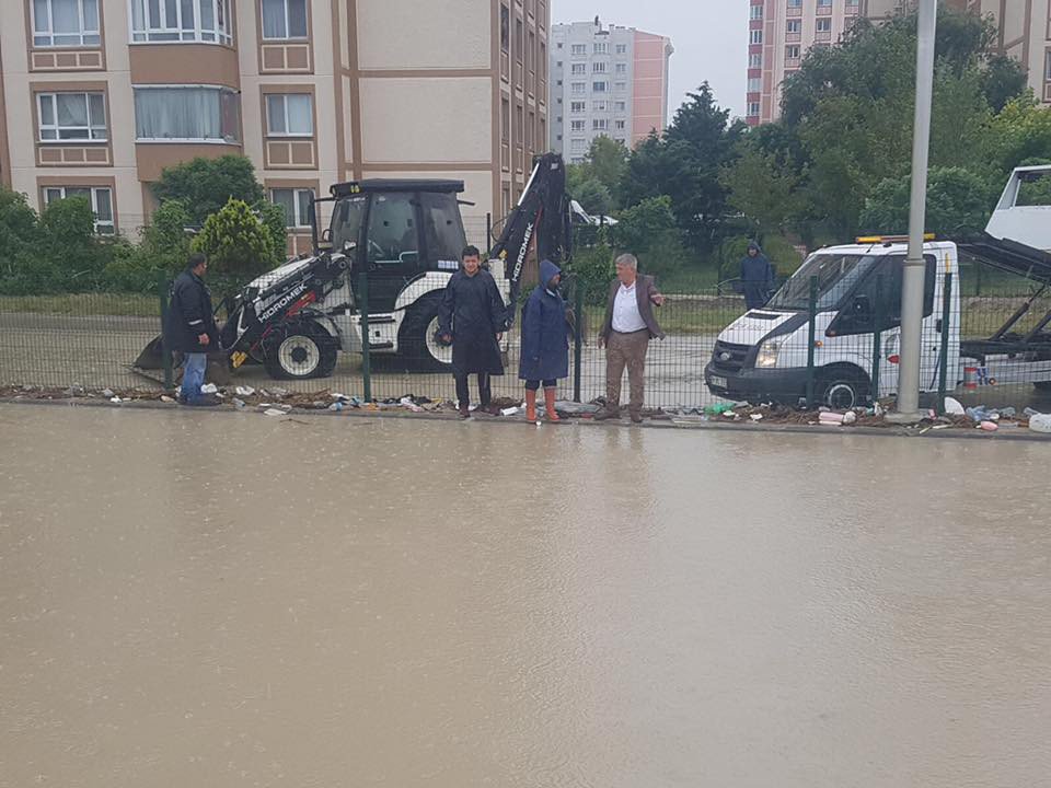 Tekirdağ’dan Sel Manzaraları