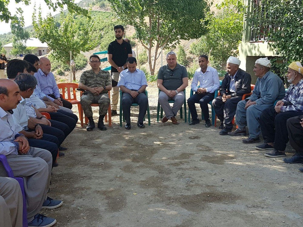 Kaymakam Türkman’dan Taziye Ziyareti