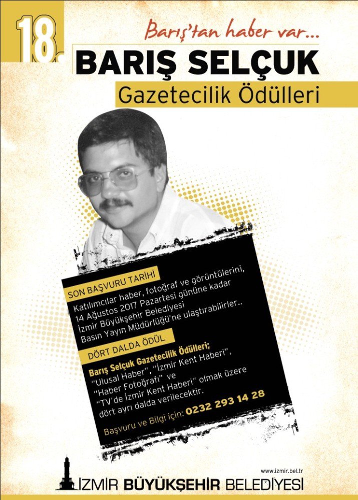 İzmirli Gazeteciler Barış Selçuk İçin Yarışacak