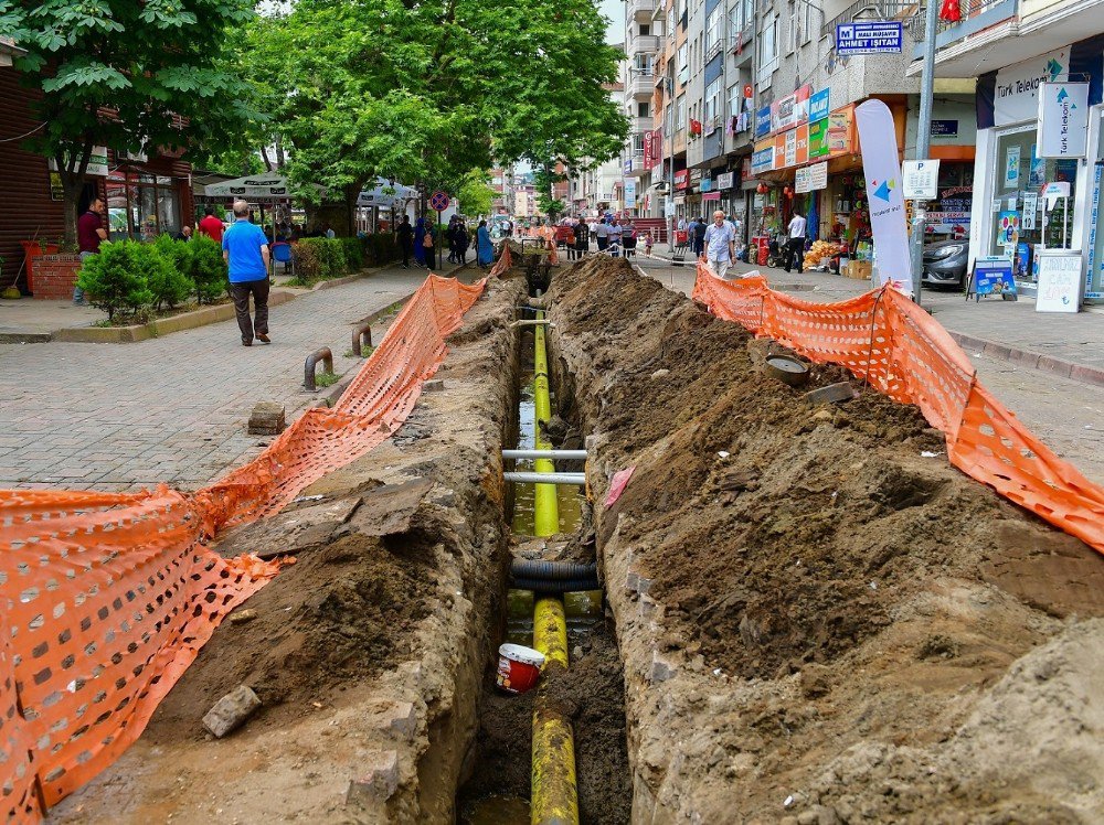 Ünye’de Doğalgaz Çalışmaları Sürüyor