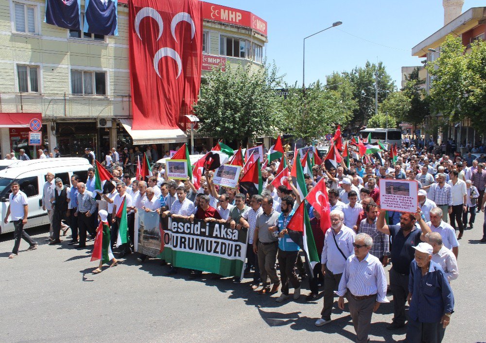 Adıyaman’da Mescid-i Aksa Protestosu