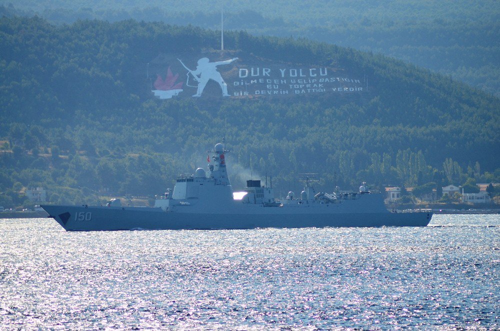 Çin Savaş Gemileri Çanakkale Boğazı’ndan Geçti