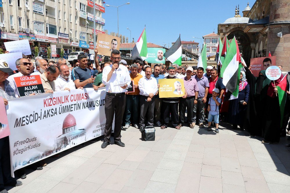 Sivas Ve Yozgat’ta İsrail Protestosu