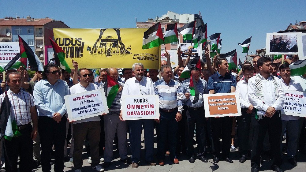 Karamanlı Stk’lardan İsrail’e Mescid-i Aksa Protestosu