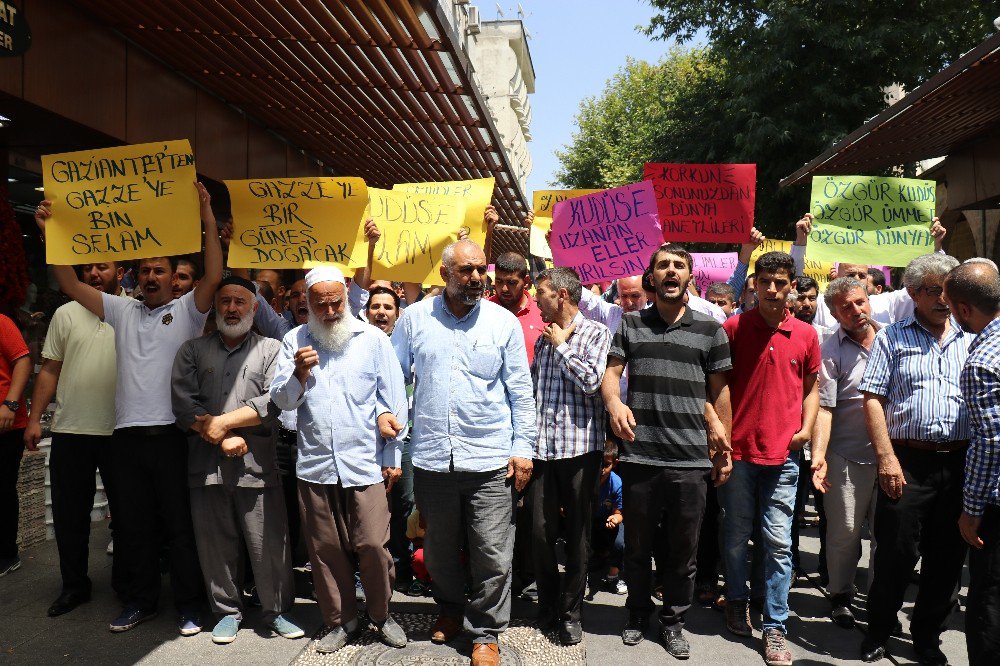 Gaziantep’te Mescid-i Aksa Protestosu