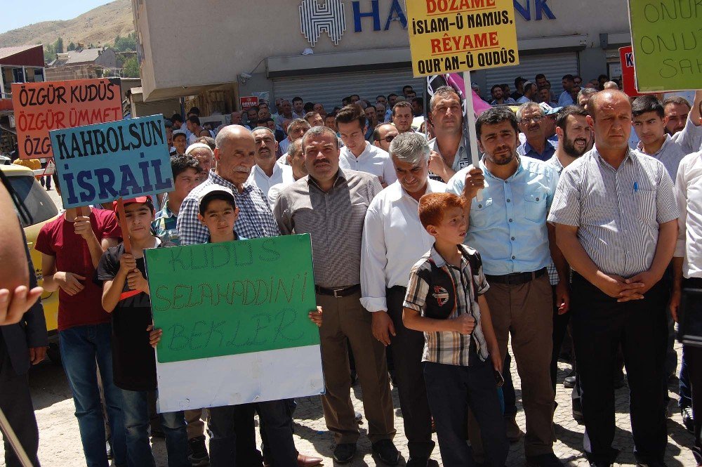 Mescid-i Aksa’nın İbadete Kapatılmasına Bitlis’ten Tepkiler