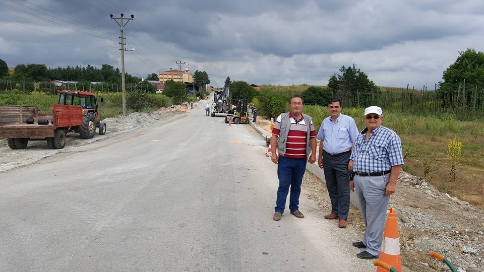 Pazaryeri’nde Kaldırım Çalışmaları