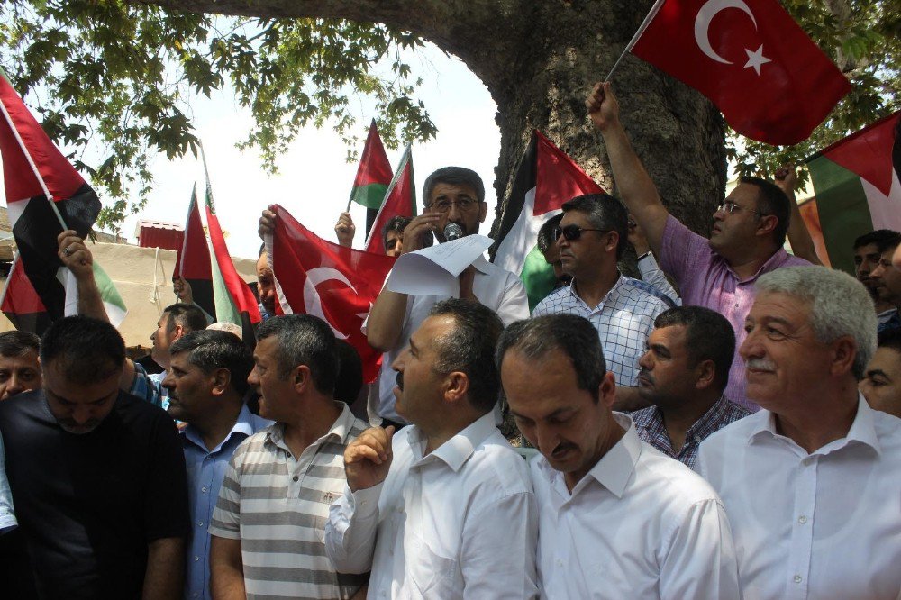 Osmaniye’de İsrail Protesto Edildi