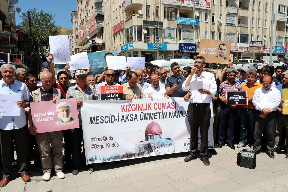 Sivas Ve Yozgat’ta İsrail Protestosu