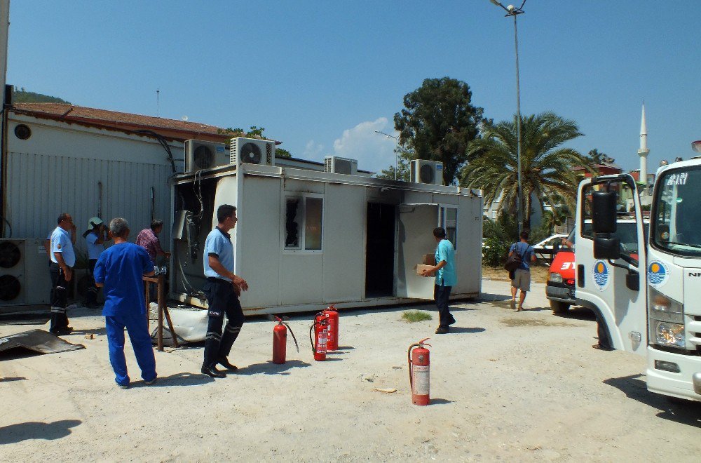 Anamur Devlet Hastanesi’nde Yangın Paniği