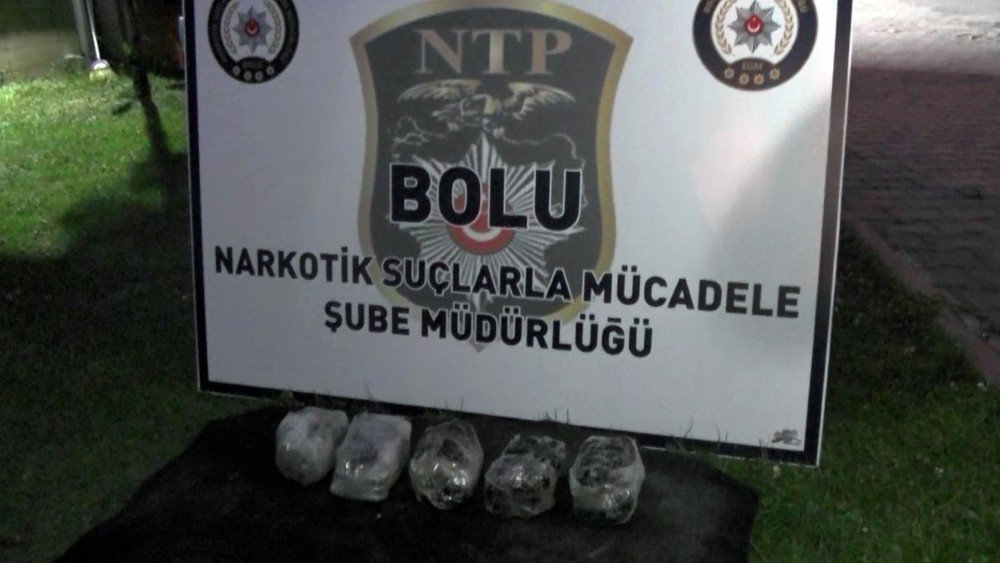 Bolu’da 5 Kilo Uyuşturucu Yakalanan Şahıs Tutuklandı