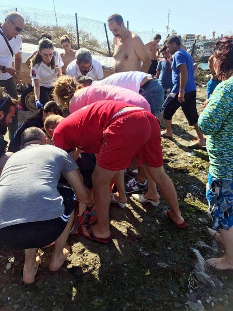 Mak Ekipleri Boğulma Tehlikesi Geçiren Kadını Kurtardı