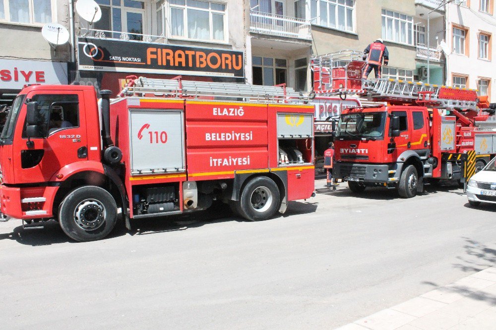 Elazığ’da Baca Yangını