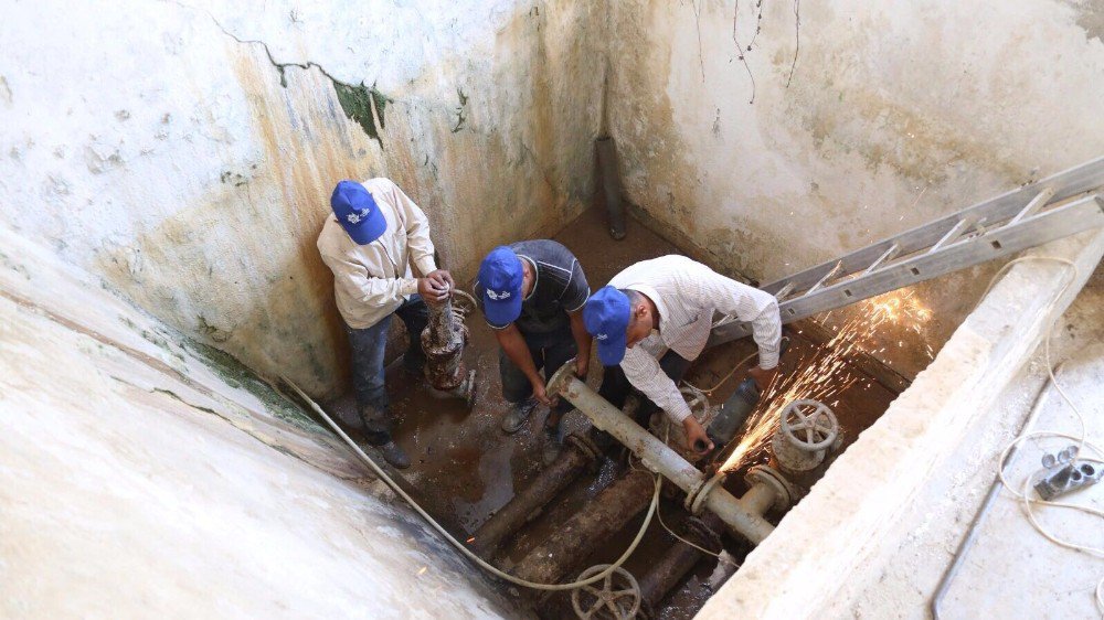 Aydın Aski Pamukören’in Su Deposunu Yeniliyor