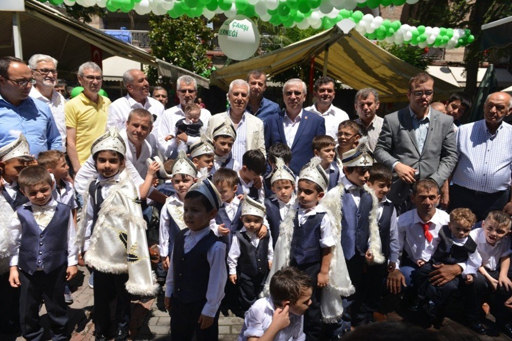 Bozbey, Sünnet Çocuklarının Heyecanına Ortak Oldu