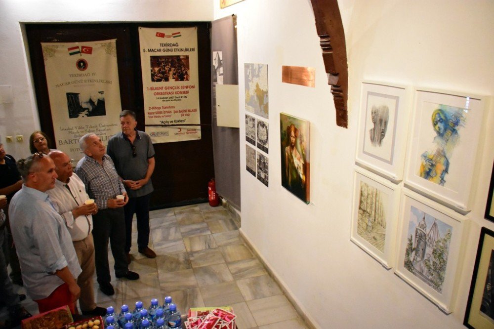 Süleymanpaşa’da "İzlenim-yorum Budapeşte Resim, Fotoğraf Ve Seramik Sergisi" Açıldı