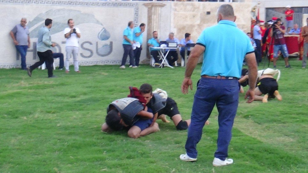 Hatay’da Aba Güreşi Elemeleri Başladı