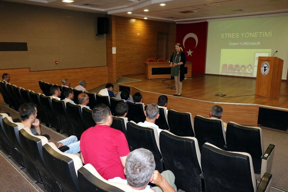 Yozgat’ta Halk Otobüsü Şoförlerine Stres Eğitimi Verildi