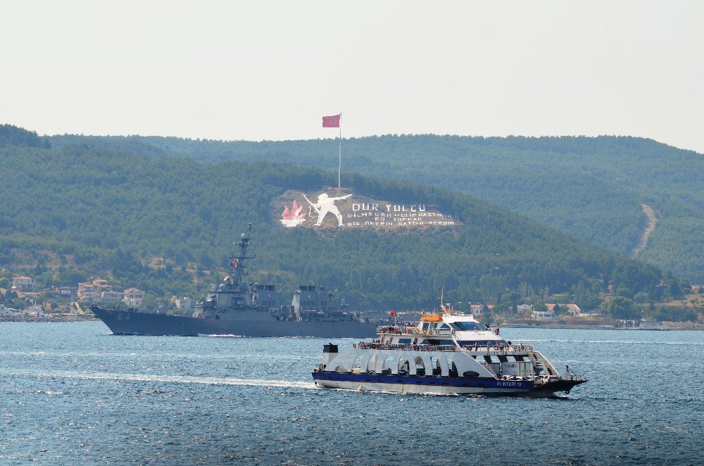 Amerikan Savaş Gemileri Boğazdan Geçti