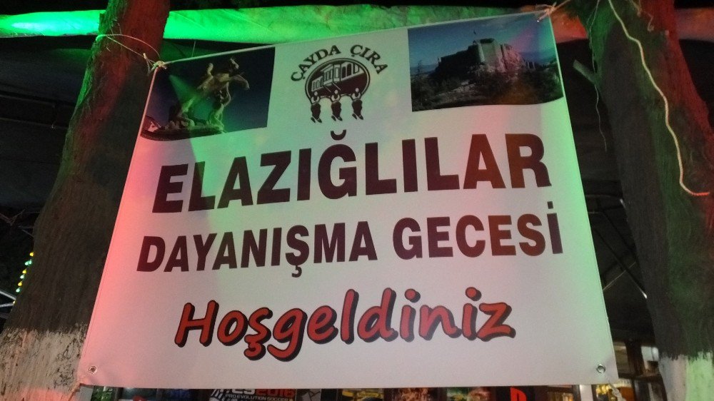 Burhaniye’de Elazığlılar Gecede Bir Araya Geldi