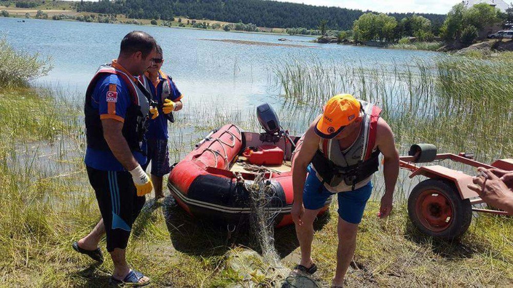 Jandarma Ve Afad’tan Beyler Barajında Kaçak Ağ Operasyonu