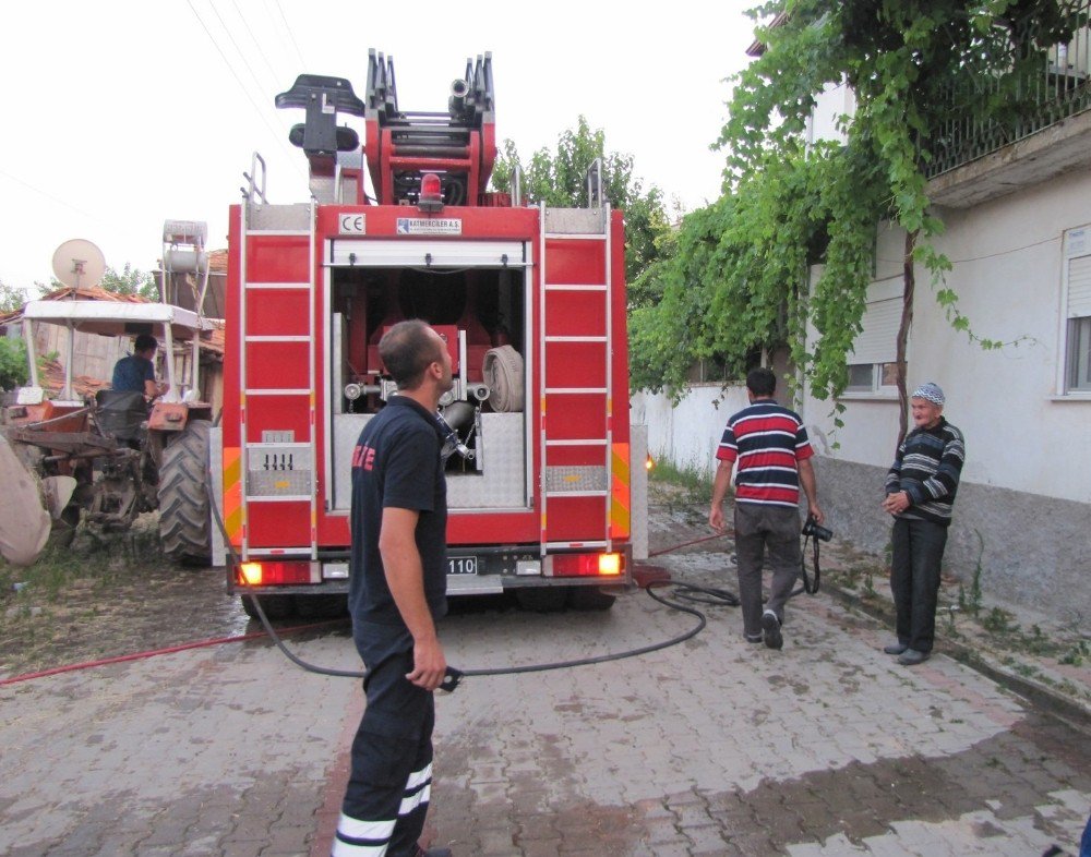 Hisarcık’taki Yangın Korkuttu