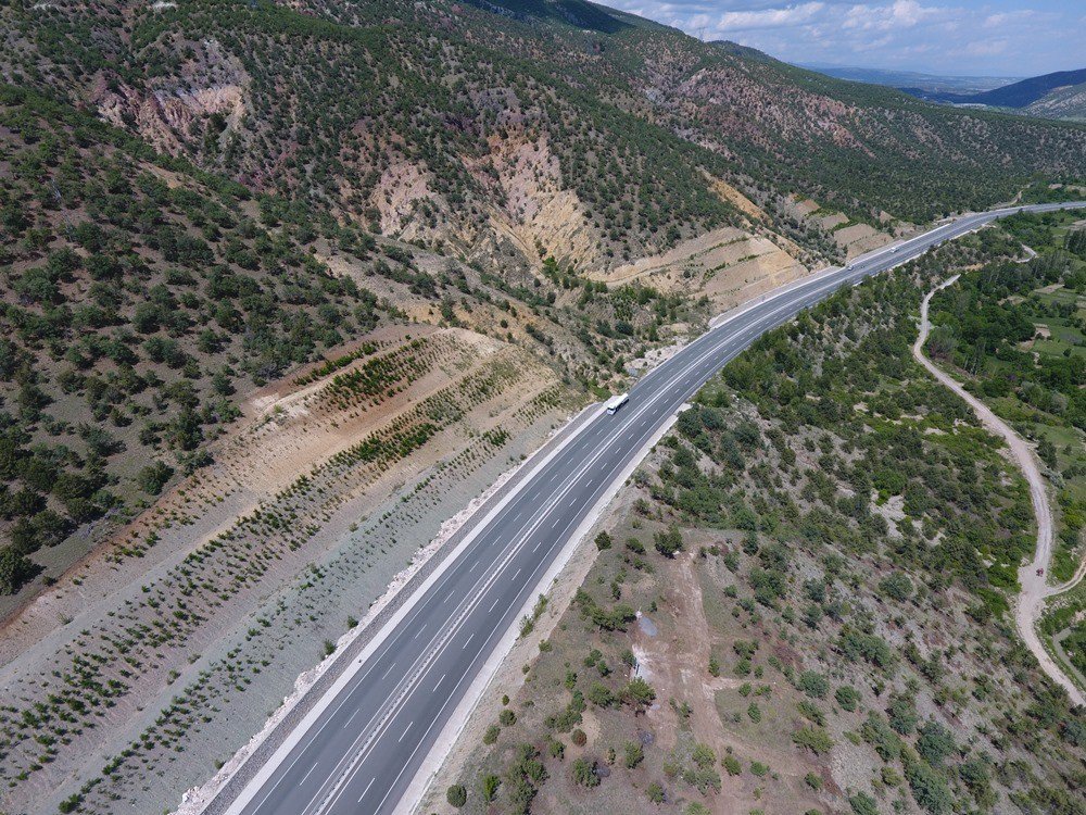 Kastamonu Ve Sinop’ta Karayolları Ağaçlandırıldı