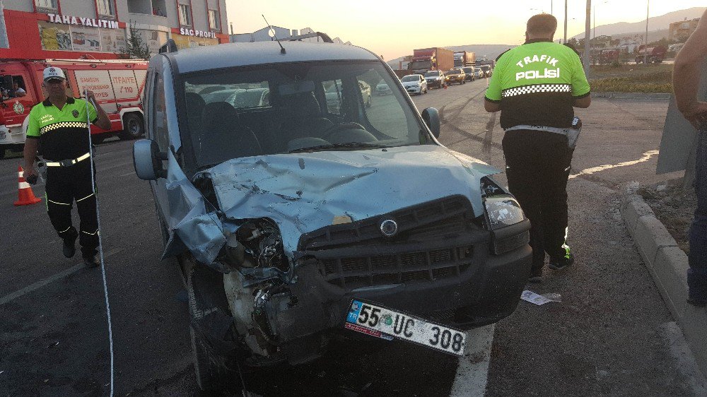 Samsun’da Trafik Kazası: 4 Yaralı