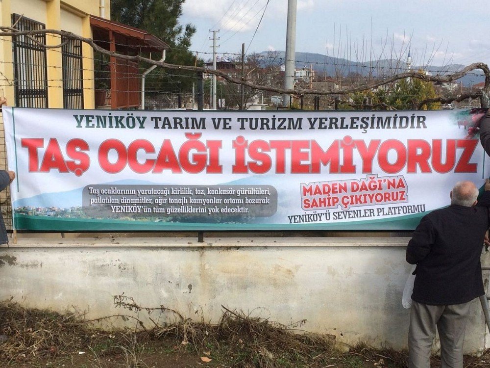 Yeniköy’de Taş Ocağı Tartışması