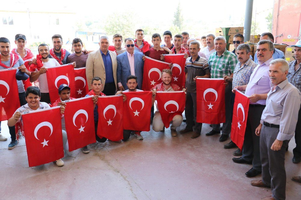 Gençoğlu Asker Uğurlama Törenine Katıldı