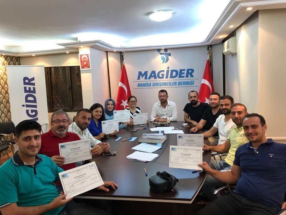 Magider Öncülüğünde Girişimcilik Sertifikası Aldılar