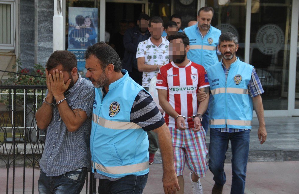 Samsun Polisinden Eş Zamanlı Operasyon: 25 Gözaltı