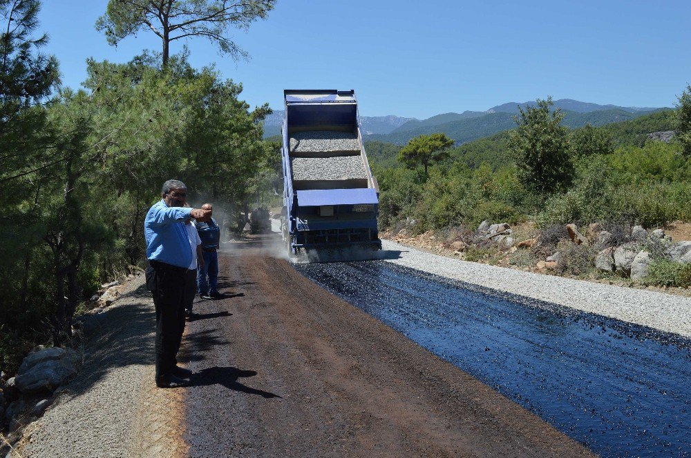 Manavgat Düzağaç’ta Asfalt Çalışmaları Başladı