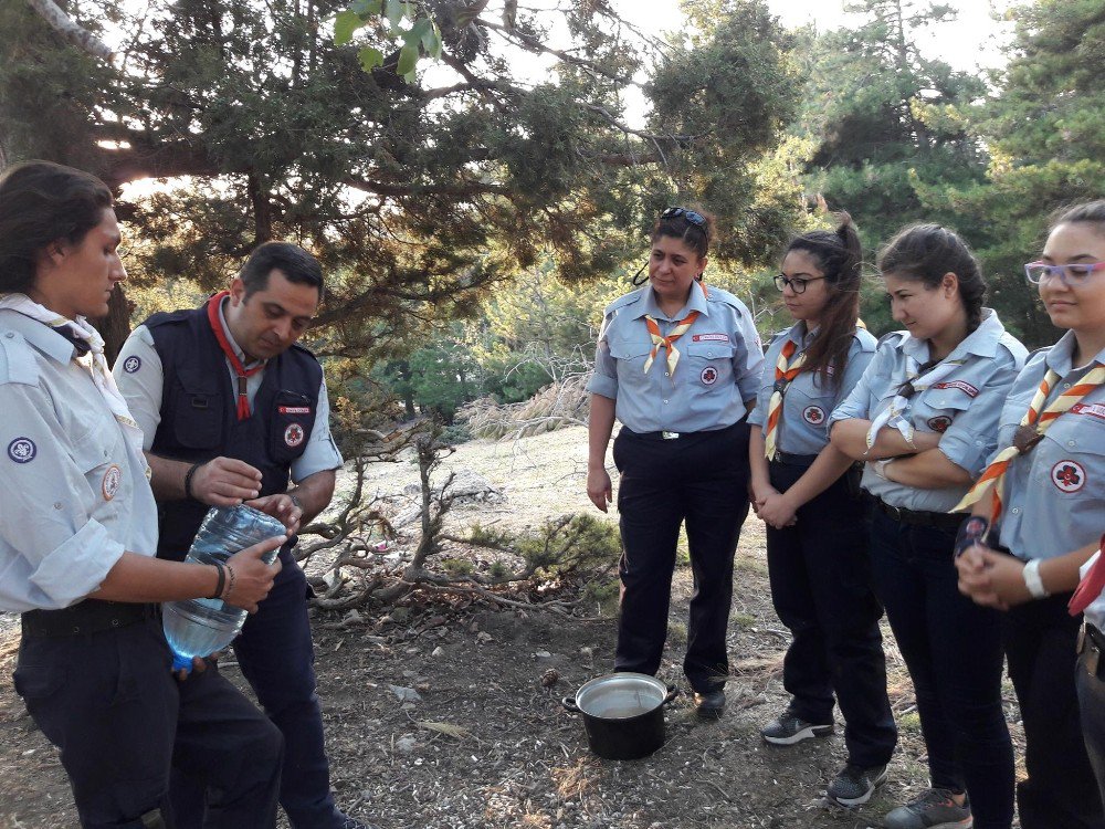 Aydın’da Kamp Ateşi Yakıldı