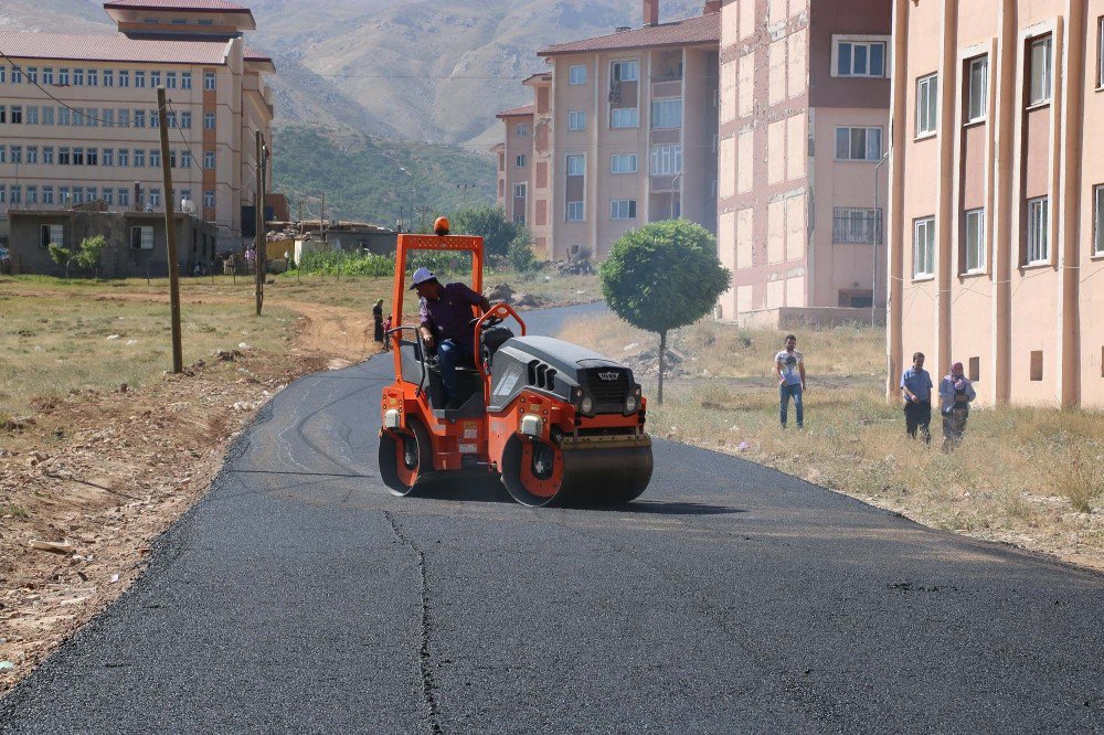 Bitlis’te Yol Asfaltlama Çalışması