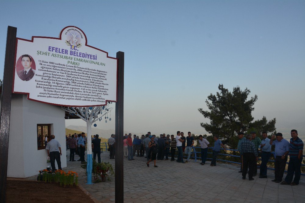 Şehit Astsubay Emrah Ünalan Parkı Hizmete Açıldı