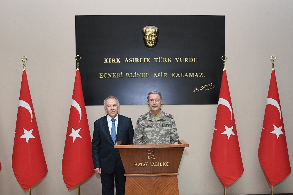 Genelkurmay Başkanı Akar, Hatay Ve Şanlıurfa’da İncelemelerde Bulundu