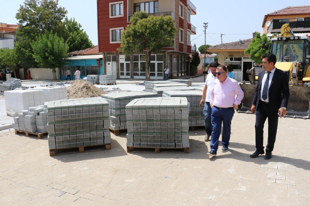 Soma’da Meydan Projesi Çalışmaları Hız Kazandı