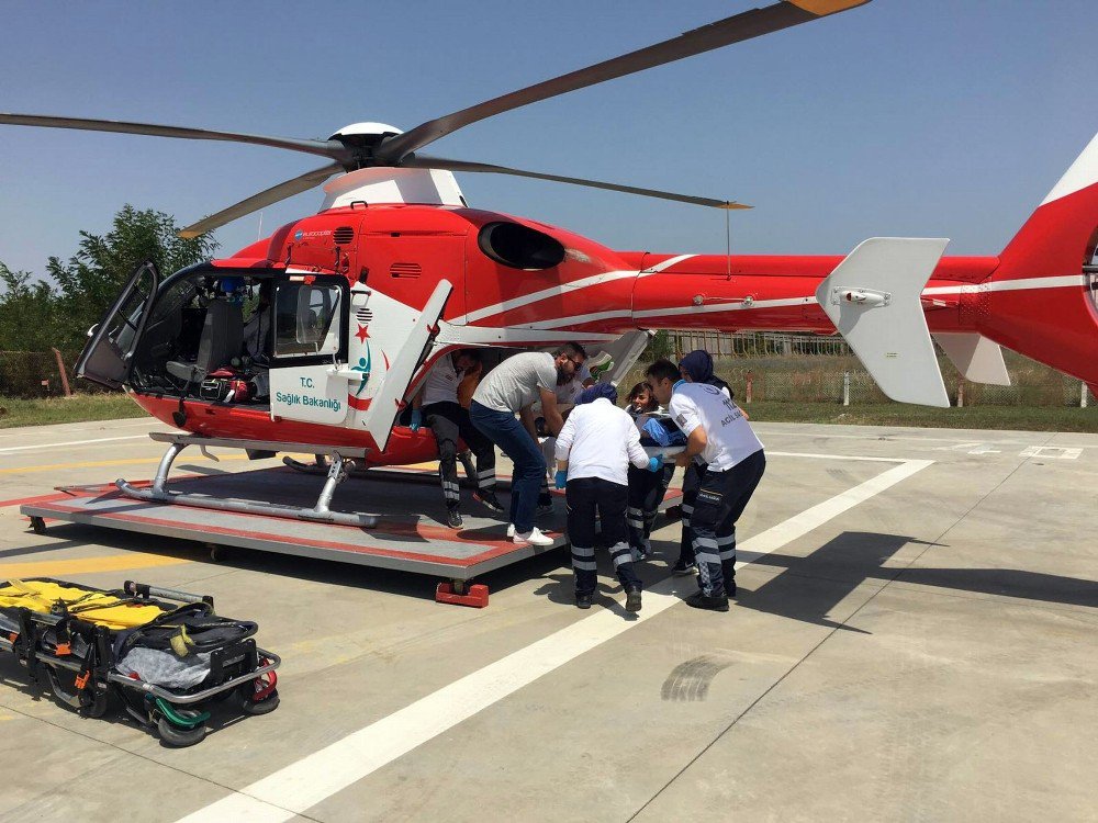 İnşaattan Düşen İşçi Helikopter İle Kaldırıldığı Hastanede Öldü