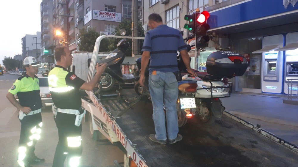 Trafiğe Uygun Olmayan Motosikletlere Geçit Yok