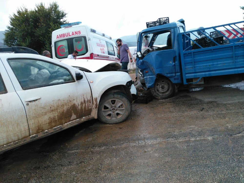 Sarıcakaya’da Trafik Kazası: 1 Yaralı