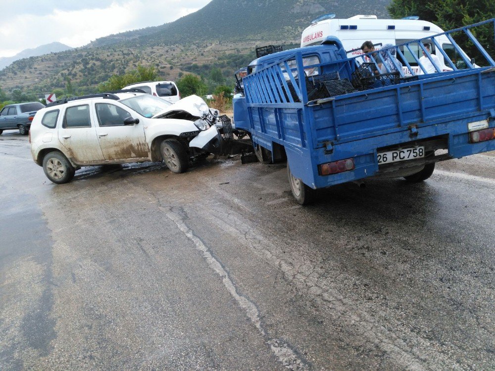 Sarıcakaya’da Trafik Kazası: 1 Yaralı