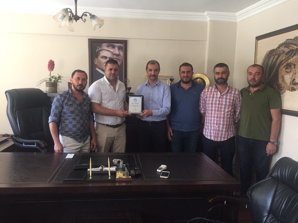 Aydınspor 1923 Başkan Adayı Artan’a Vefa Plaketi